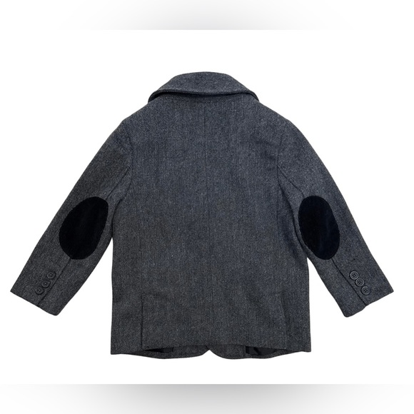 Gap toddler boy wool tweed blazer with elbow patches in Size 3 years - Picture 2 of 2
